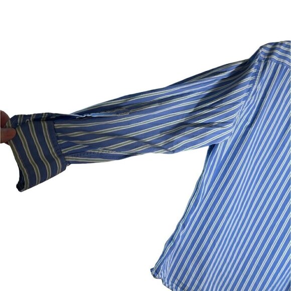 AMERICAN eagle outfitters vintage fit men’s striped size XL button down shirt. - Picture 10 of 11